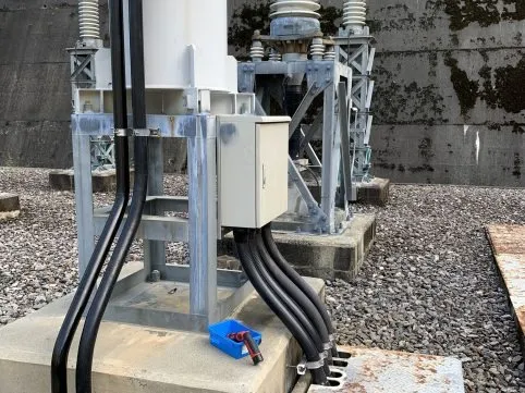 事例:屋外電気設備-電気配管設置